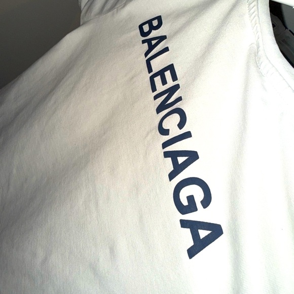 Balenciaga tee t-shirt white pristine 128 = 7 / 8 kids youth see measurements - Picture 10 of 10
